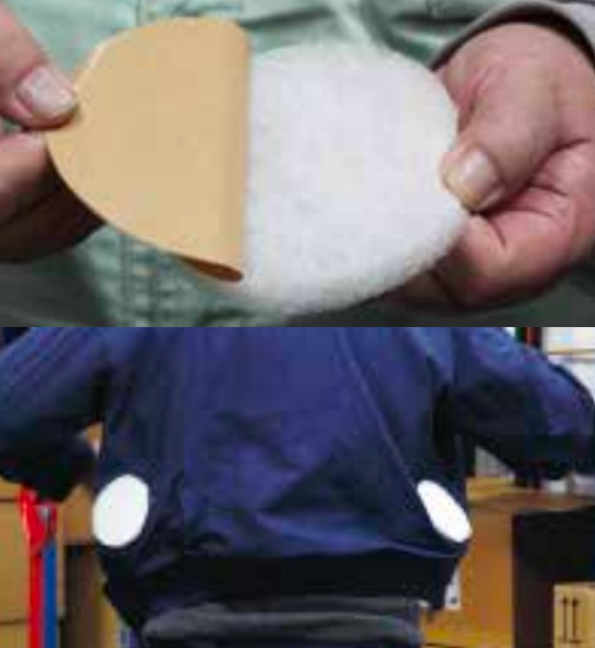 空調作業服用粘着フィルター